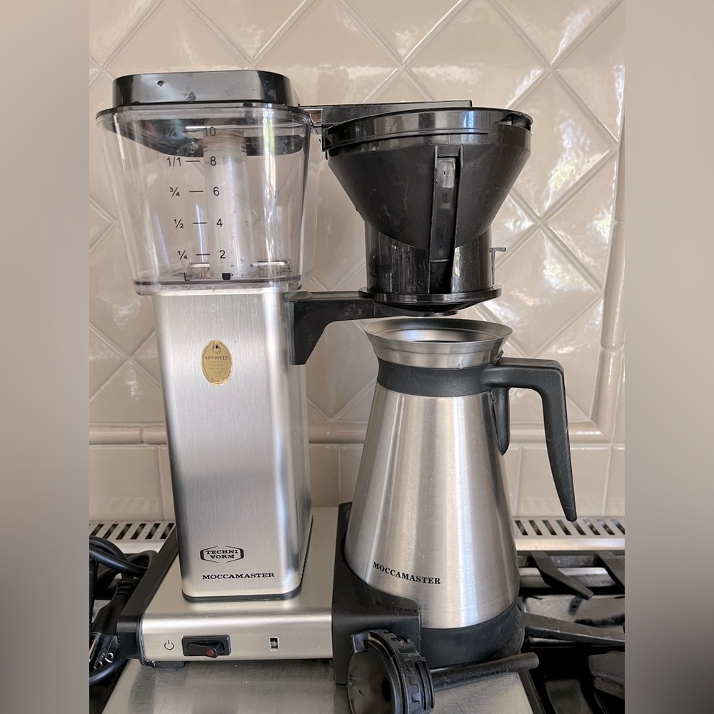 Moccamaster by Technivorm Coffee Maker Stainless Steel with Glass Carafe